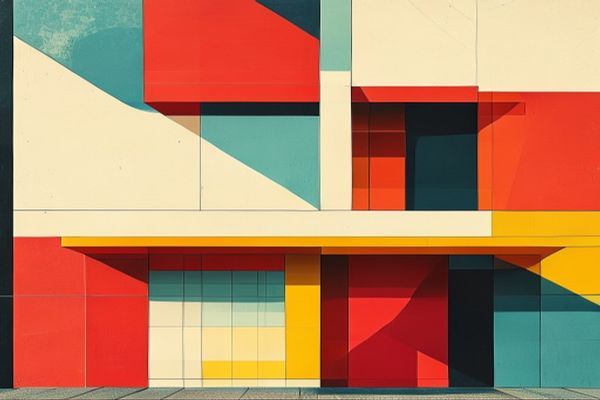 ตัวอย่างสไตล์ Bauhaus