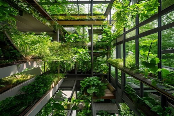 ตัวอย่างสไตล์ Biophilic Design