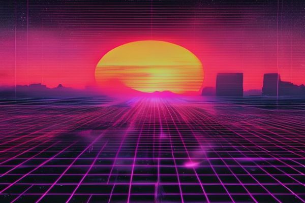 ตัวอย่างสไตล์ Synthwave / Retrowave